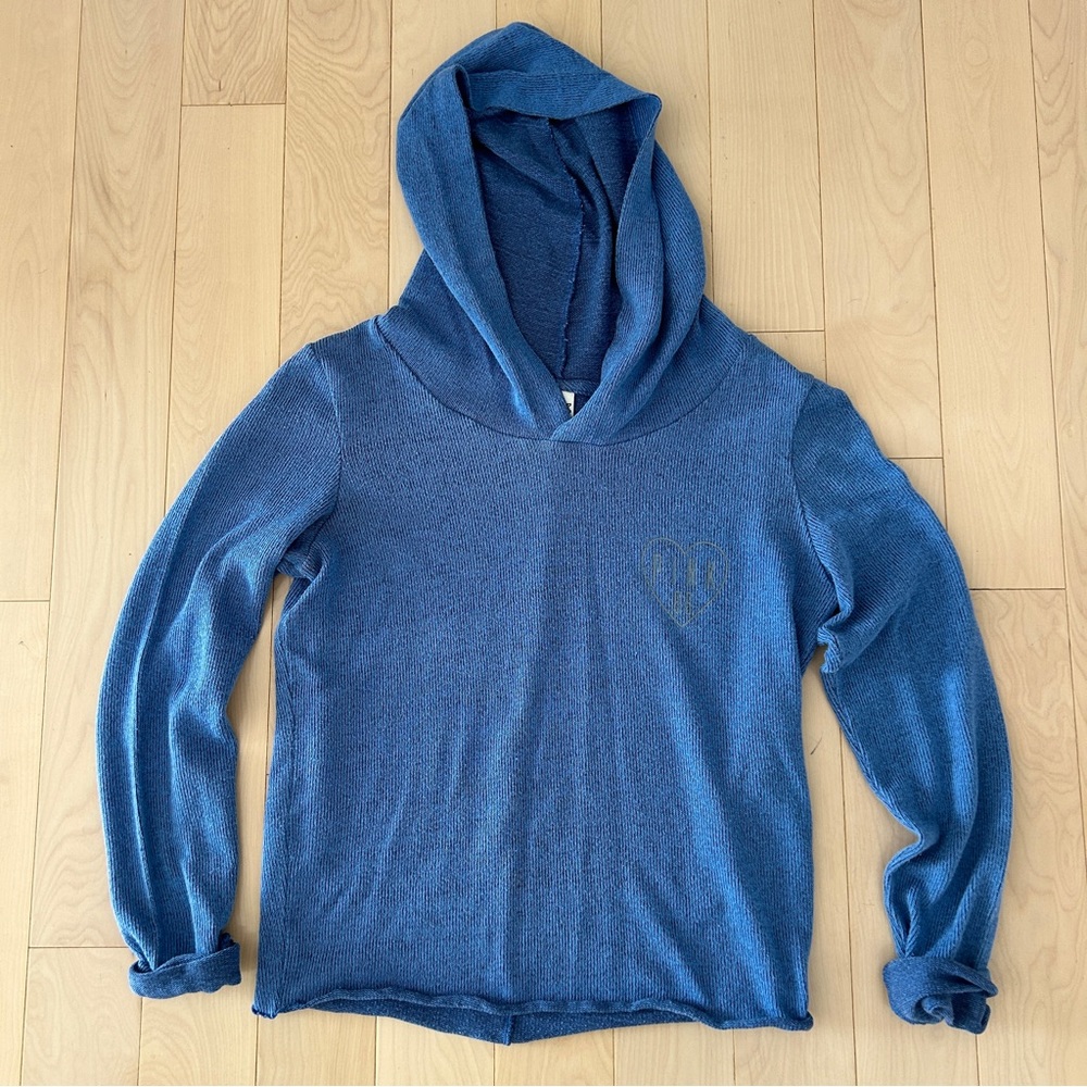 Victoria’s Secret Pink Blue Hooded Sweatshirt